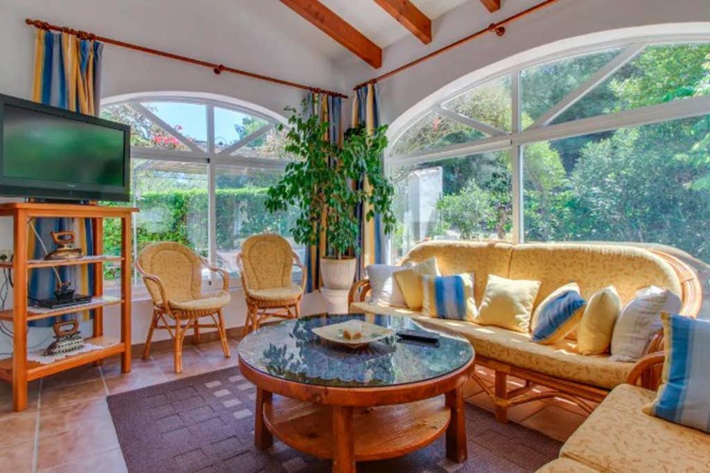 Villa Paradise Private Pool And Garden In A Natural Park For 9 Jávea エクステリア 写真